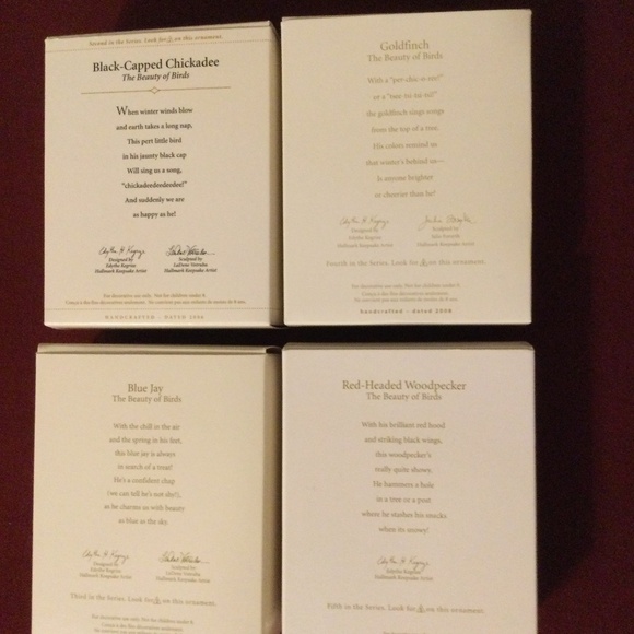 🐦‍⬛THE BEAUTY OF BIRDS HALLMARK KEEPSAKE 12 PIECE COLLECTION, 2006 thru 2014 - Picture 3 of 10